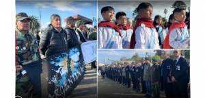 Estudiantes, Héroes de Malvinas y vecinos: así fue el acto por el Día de la Bandera