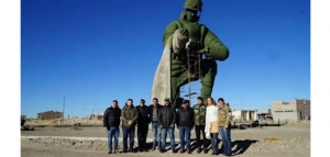 Polémica por el monumento al soldado argentino en Zapala