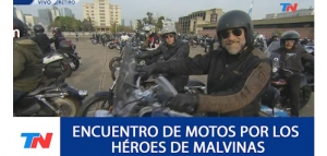 Encuentro de motos por los Veteranos de Malvinas