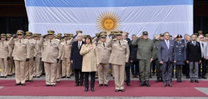 La ministra de Seguridad encabezó el homenaje a la actuación de la Prefectura en la Guerra de Malvinas