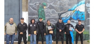 Inauguraron un mural dedicado a Malvinas en la Unidad N°40