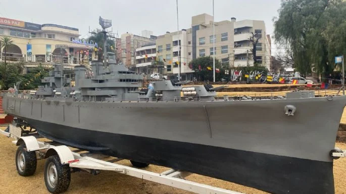 Emoción: Así fue llegada del Crucero General Belgrano a Villa Carlos Paz